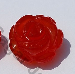 Carnelian Gemstone Half Drilled Gemstones