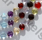 Semi Precious Gemstone Multi Puffed Diamond 