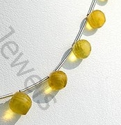 Yellow Opal Onion Shape