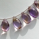Ametrine Flat Pear Briolette
