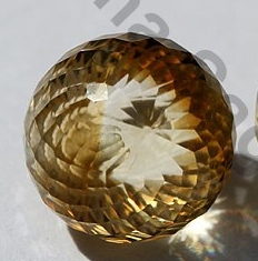 Citrine Half Drilled Gemstones