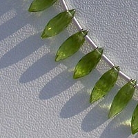 aaa Peridot Gemstone Beads  Dew Drops
