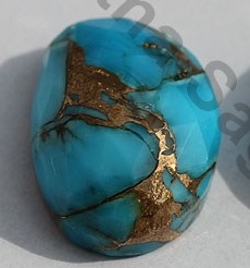 Turquoise Gemstone Rose Cut Cabochon