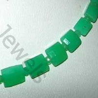 Chrysoprase Gemstone Faceted Rectangle