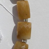 Coral  Faceted Rectangles