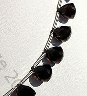 Smoky Quartz Faceted Chestnut