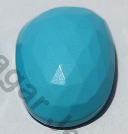 Turquoise Rose Cut Cabochon