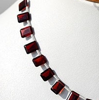 Garnet Gemstone Octagons
