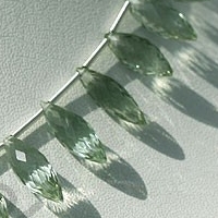 Green Amethyst Gemstone Dew Drops