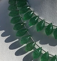 Green Strawberry Quartz Chandelier Briolette