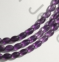 Amethyst Gemstone Oval Plain