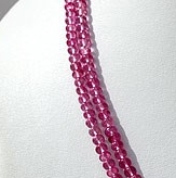 Pink Topaz Plain Beads