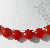 Carnelian Gemstone Square Shape