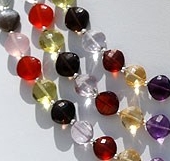 Semi Precious Gemstone Multi Puffed Diamond 