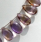 Ametrine Flat Pear Briolette
