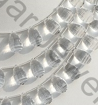 Crystal Gemstone Concave cut drops