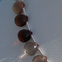 Fluorite Gemstone Heart Briolette