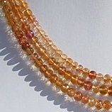 Imperial Topaz  Faceted Rondelles