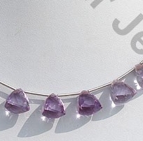 Pink Amethyst Faceted Chestnut
