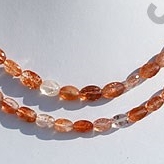Sunstone Faceted Oval
