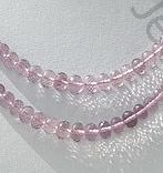 Pink Amethyst  Faceted Rondelles