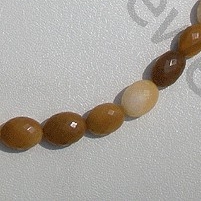 Coral  Oval Faceted