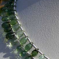 Tourmaline Gemstone Beads  Tear Drops Briolette