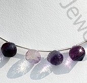 Fluorite Gemstone Onion Shape Beads