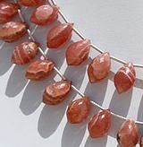 Rhodochrosite Chandelier Briolette