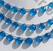 Apatite Gemstone Beads  Heart Briolette