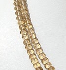 Champagne Citrine  Faceted Rondelle