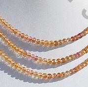 Imperial Topaz  Faceted Roundels