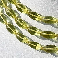 Lemon Quartz  Faceted Coins
