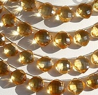 wholesale Citrine Gemstone  Puffed Diamond Cut
