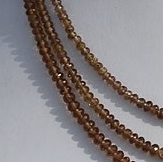 Color Change Garnet  Faceted Rondelle