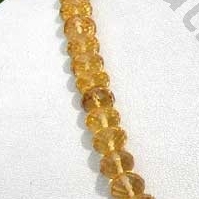 Honey Quartz  Faceted Rondelles