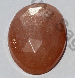 Orange Moonstone Rose Cut Cabochon
