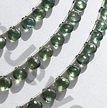 Green Apatite Gemstone Heart Briolette