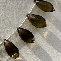 Olive Quartz Chandelier Briolette