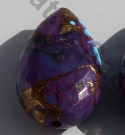 Turquoise Half Drilled Gemstone