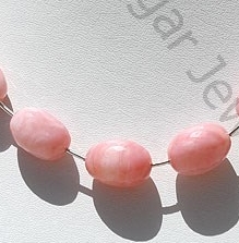 Pink Opal Gemstone  Faceted Nuggets