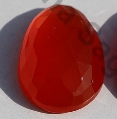 aaa Carnelian Gemstone Rose Cut Slice