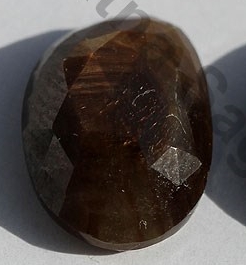 Copper Sapphire Rose Cut Cabochon