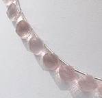 Rose Quartz Gemstone Onion Shape