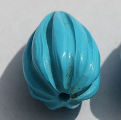 Turquoise Half Drilled Gemstones