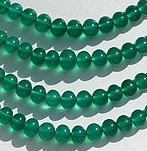 Green Onyx  Plain Beads