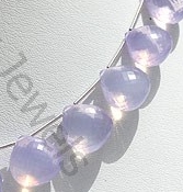 Lavender Quartz Heart Briolette