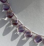 Ametrine Gemstone Twisted Heart Briolette