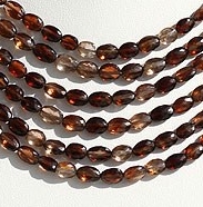 Brown Zircon Gemstone Oval Faceted