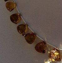 Beer Quartz Faceted Chestnut 
